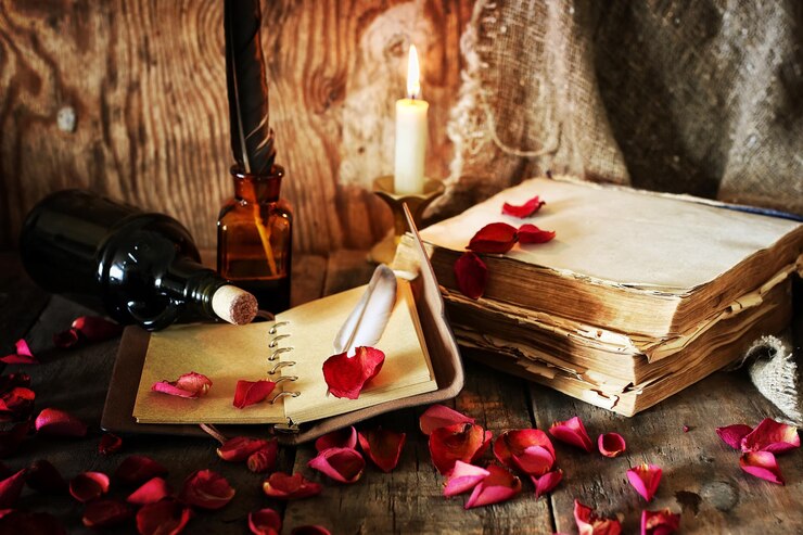 book pen candle romance_494741 42922